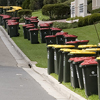 Garbage Cans on Street