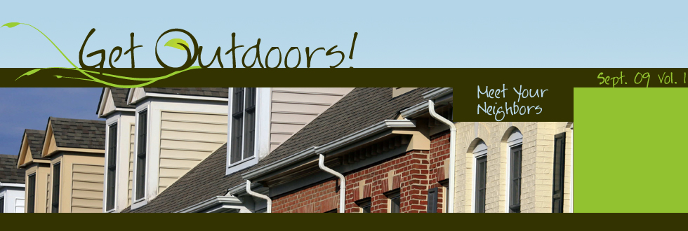 Get Outdoors! Logo - Row of Condos