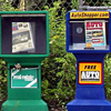 News Boxes lined up