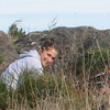 People in long grass